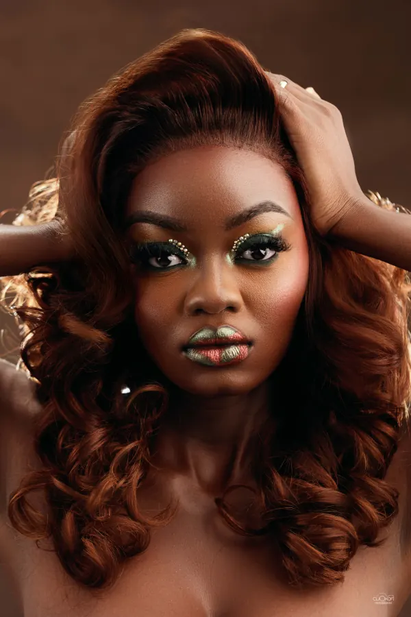 Avant garde sculptural look