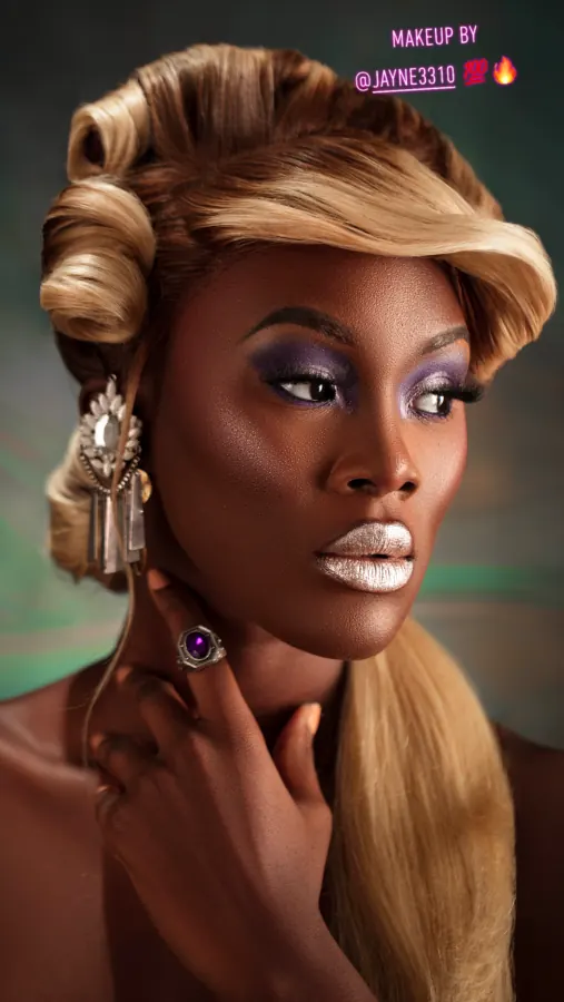 Avant garde editorial makeup look 4 by Neat&rsquo;n&rsquo;Even Beauty Clinic, Accra