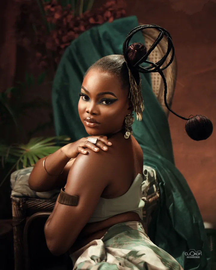 Avant garde editorial makeup look 8 by Neat&rsquo;n&rsquo;Even Beauty Clinic, Accra