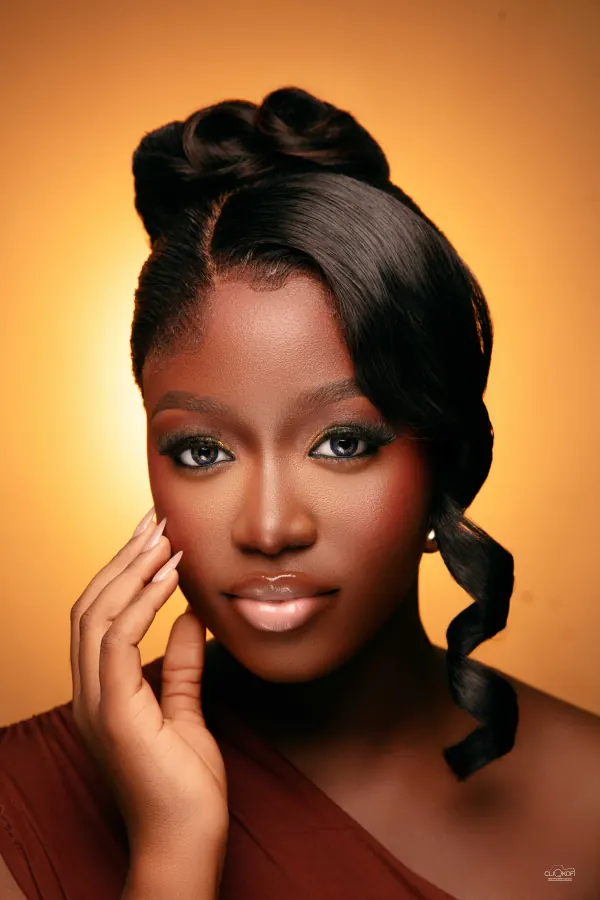 Celebration glam look
