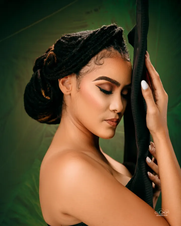 Photoshoot makeup look 1 by Neat&rsquo;n&rsquo;Even Beauty Clinic, Accra