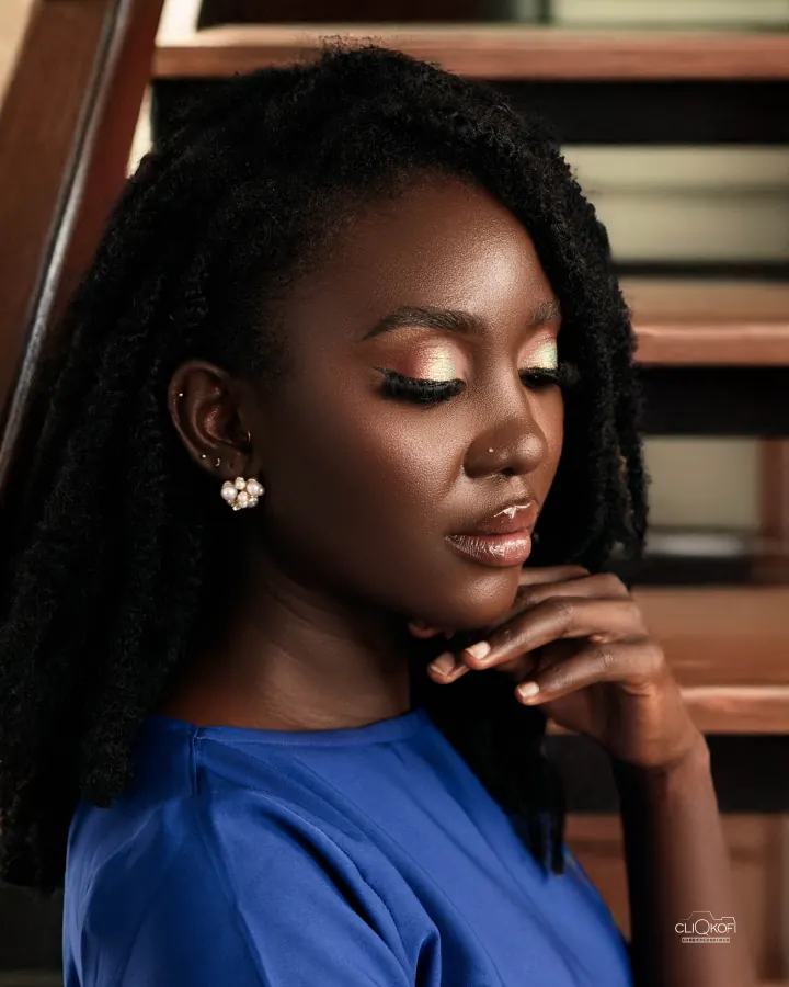 Studio photoshoot makeup